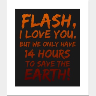 Flash, I love you... Posters and Art